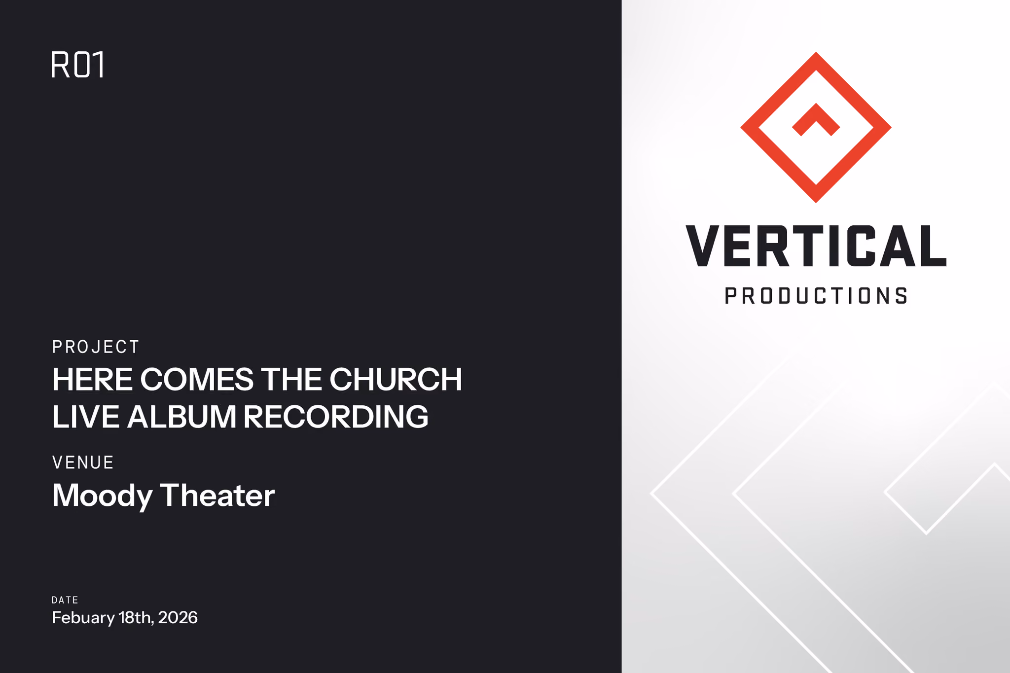 Here Comes the Church — Live — Tauren Wells — Design